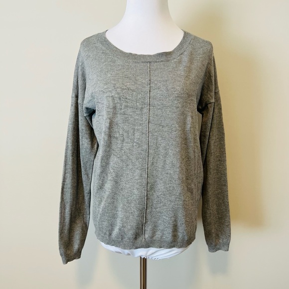 OVERSIZED Slouchy Sweater with Zip Up Back - Size Medium - Picture 2 of 5